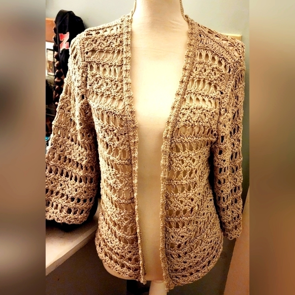 DANA BUCHMAN OPEN FRONT CARDIGAN